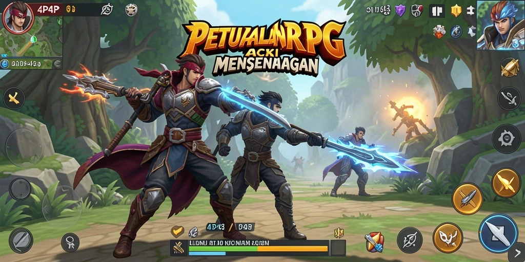 Tampilan gameplay <strong>4P4P</strong> yang menegangkan dan mendebarkan.