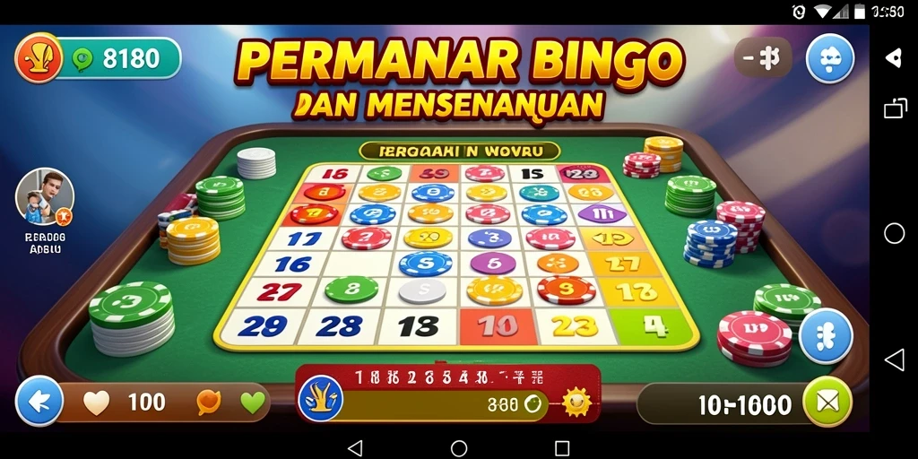 Screenshot gameplay <strong>8180</strong> yang menampilkan suasana Bingo yang seru.