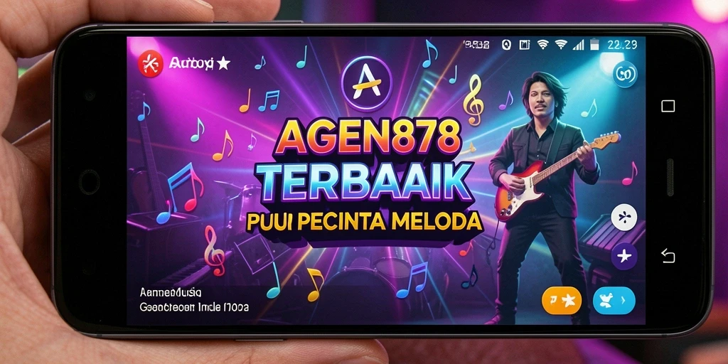 Screenshot gameplay AGEN878 menunjukkan momen seru saat bermain musik.