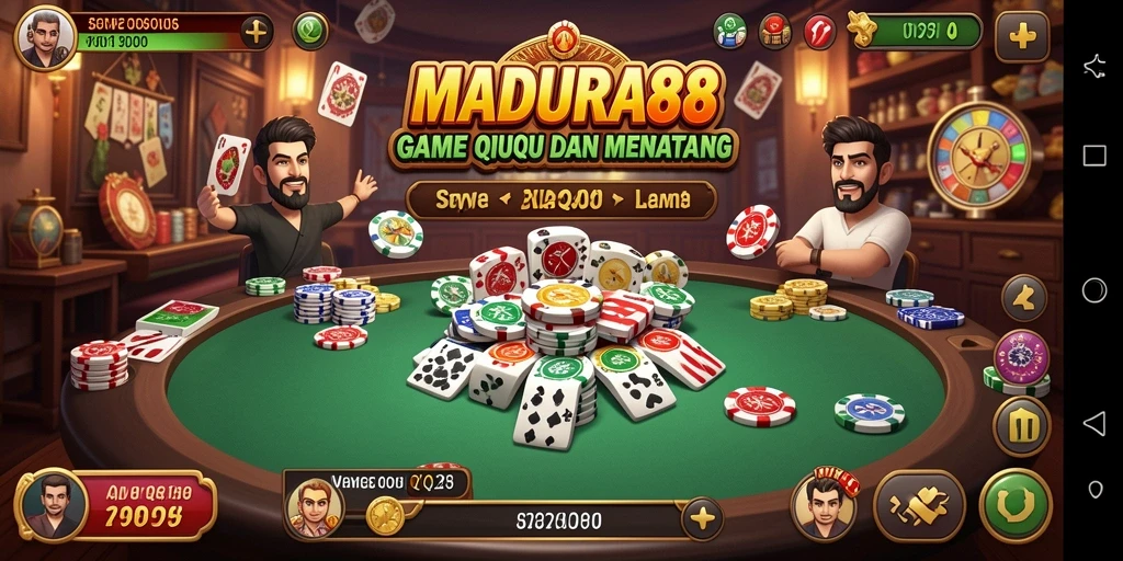 Gameplay seru QiuQiu di MADURA88.