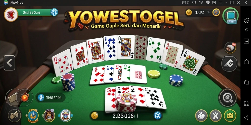 Tampilan gameplay menarik dari YOWESTOGEL yang seru dan kompetitif.